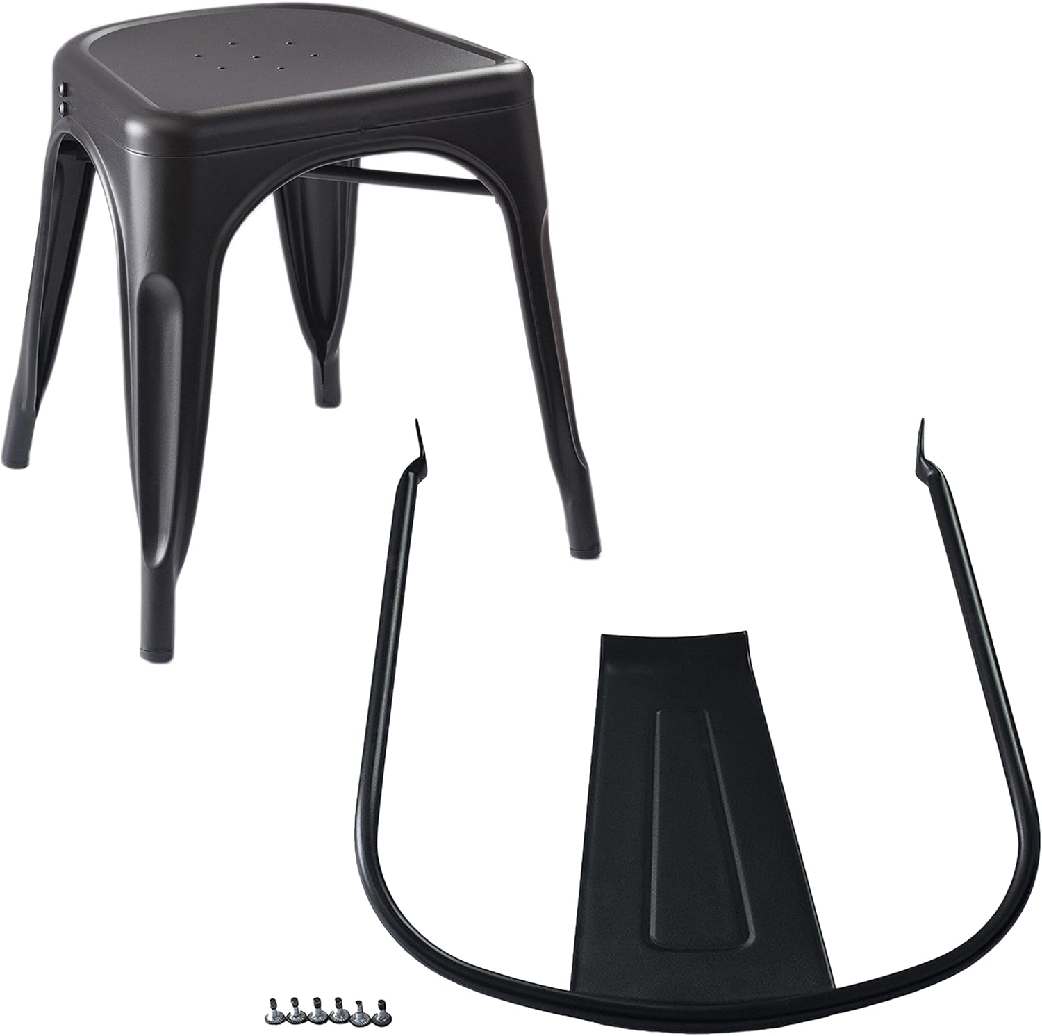 Industrial Stackable Metal Dining Chair
