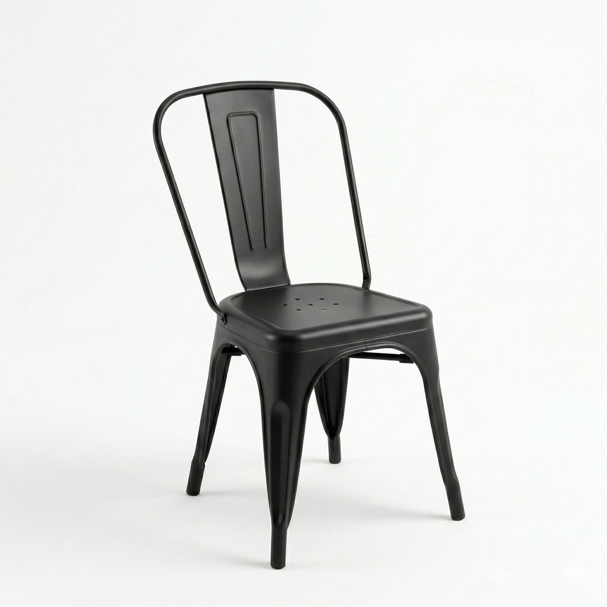 Industrial Stackable Metal Dining Chair